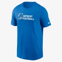 Detroit Lions Team Outline Essential футболка чоловічі Nike NFL футболка блакитний