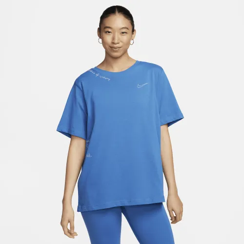 Nike Sportswear Essential жіноча футболка блакитний
