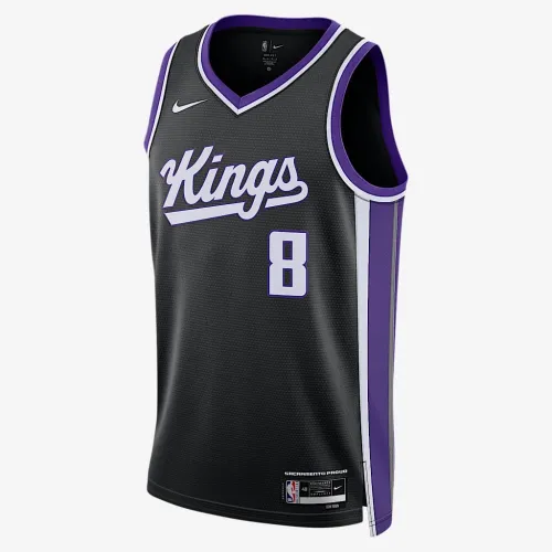 Sacramento Kings 2023/24 Icon Edition Nike Dri-FIT NBA Swingman Jersey колір чорний
