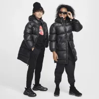 Nike Sportswear Heavyweight Synthetic Fill EasyOn Big детские Therma-FIT Repel Loose Hooded Parka цвет черный