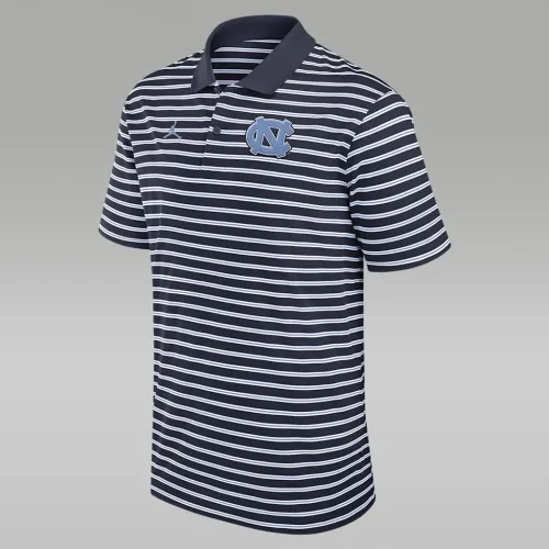 North Carolina Tar Heels Primetime Victory Striped мужские Nike Dri-FIT College Polo синий