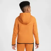 Nike Sportswear Tech Fleece Big детские Full-Zip Толстовка с капюшоном Orange