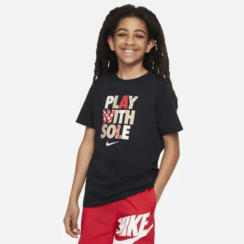 Nike Sportswear Big Kid's футболка колір чорний