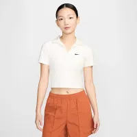 Nike Sportswear Essential женская Short-Sleeve Polo Top цвет белый