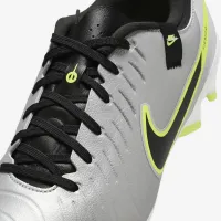 Nike Tiempo Legend 10 Academy Multi-Ground Low-Top футбольні бутси колір сірий