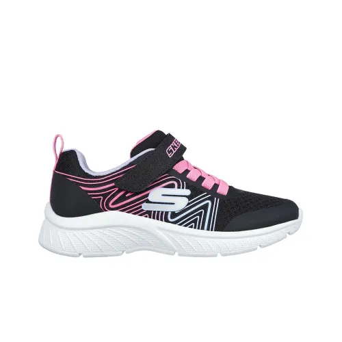 Кроссовки Детские Skechers Microspec Plus Swirl Sweet 303535LBKMT - Черные