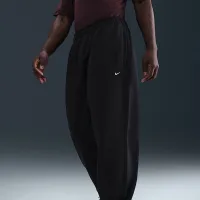 Nike Solo Swoosh мужские Cuffed Fleece Pants цвет черный