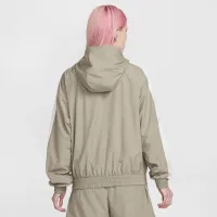 Nike Sportswear Classic Wovens женская Loose UV Hooded Куртка цвет зеленый
