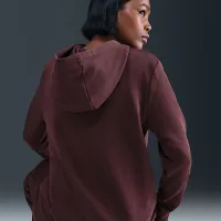 Nike Sportswear Club женская Pullover Fleece Толстовка с капюшоном цвет красный