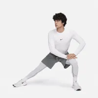 Nike Pro чоловічі Dri-FIT Slim Long-Sleeve Fitness Top колір білий