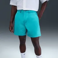 Nike Club мужские Washed Chino шорты цвет зеленый
