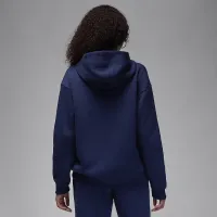 Nike Jordan Brooklyn Fleece женская Full-Zip Толстовка с капюшоном синий