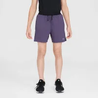 Nike Multi Tech EasyOn Big детские (для мальчиков) Dri-FIT тренировочные шорты цвет фиолетовый