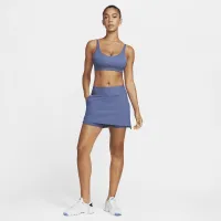 Nike Dri-FIT Bliss жіноча Mid-Rise тренувальні Skort блакитний