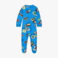 Nike Sportswear Baby (0-9M) Printed Footed Coverall блакитний