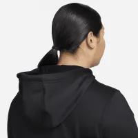 Nike Therma-FIT One жіноча Pullover Толстовка з капюшоном (великі розміри) колір чорний