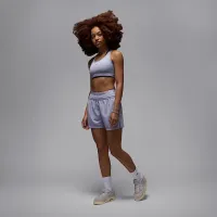 Nike Jordan Sport жіноча Mesh шорти колір фіолетовий