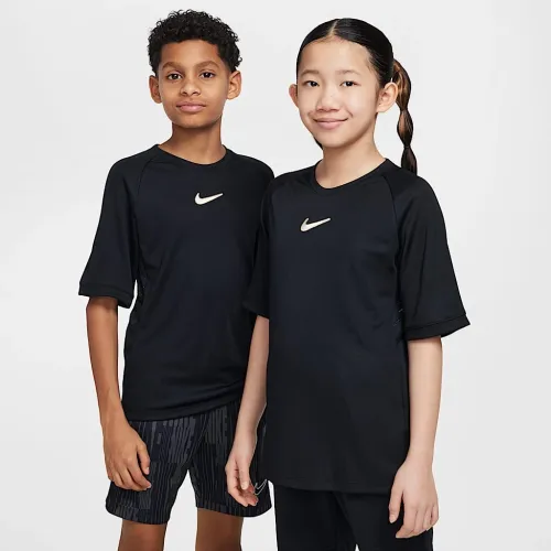 Nike Academy Big детские Dri-FIT Short-Sleeve Soccer Top цвет черный