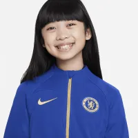 Nike Chelsea FC Academy Pro Big дитячі Knit Soccer Куртка блакитний