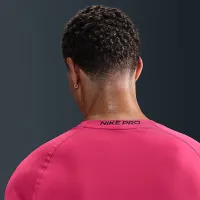 Nike Pro мужские Dri-FIT Slim Long-Sleeve Fitness Top Pink