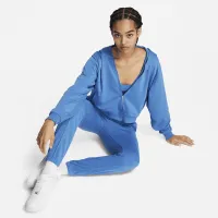 Nike Sportswear Chill Terry женская Slim С высокой Талией French Terry Sweatpants синий