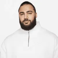 Nike Solo Swoosh чоловічі 1/4-Zip Top колір коричневий