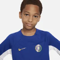 Chelsea FC 2023/24 Stadium Home Big детские Nike Dri-FIT Soccer Jersey синий