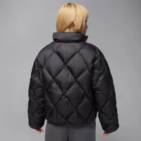 Nike Jordan Brooklyn жіноча Quilted Puffer Куртка колір чорний