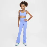 Nike One Girls' Dri-FIT Flaколір червоний лосіни блакитний