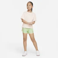 Nike Pic-Nike Printed Tempo Shorts Little детские Dri-FIT Shorts цвет зеленый