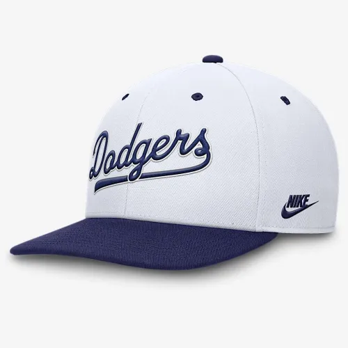 Brooklyn Dodgers Cooperstown Pro мужские Nike Dri-FIT MLB Adjustable Hat цвет белый