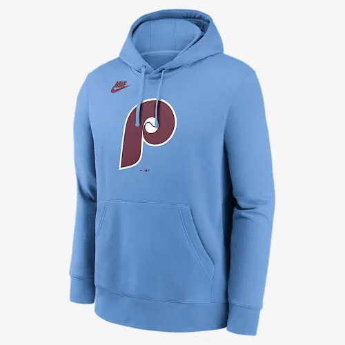 Philadelphia Phillies Cooperstown Logo Club чоловічі Nike MLB Pullover Толстовка з капюшоном блакитний
