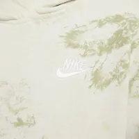 Nike Sportswear Club Fleece Big детские Pullover Толстовка с капюшоном цвет зеленый