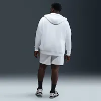 Nike Club мужские Full-Zip Fleece Толстовка с капюшоном цвет белый