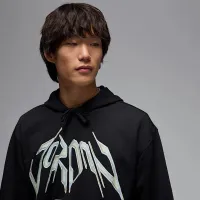 Nike Jordan Sport Crossover мужские Dri-FIT Pullover Fleece Толстовка с капюшоном цвет черный