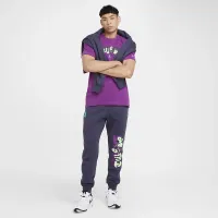 Nike Ja мужские Fleece баскетбольные Jogger Pants цвет фиолетовый