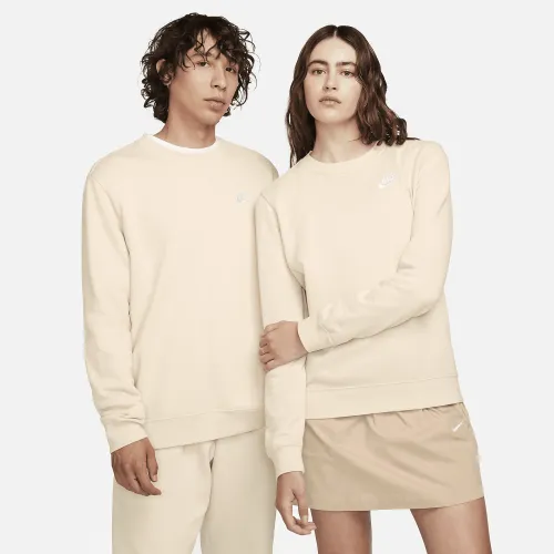 Nike Sportswear Club Fleece жіноча Crew-Neck світшот колір коричневий