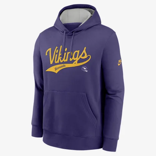 Minnesota Vikings Rewind Club Logo чоловічі Nike NFL Pullover Толстовка з капюшоном колір фіолетовий