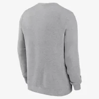 Alabama Crimson Tide Primetime Primary Stack мужские Nike College Pullover Crew цвет серый