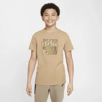 Nike Sportswear Big Kids' T-Shirt Brown