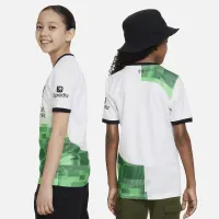 Liverpool FC 2023/24 Stadium Away Big детские Nike Dri-FIT Soccer Jersey цвет белый