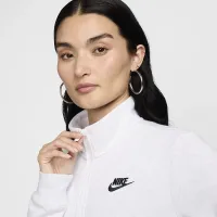 Nike Sportswear Club Fleece жіноча 1/2-Zip світшот колір коричневий