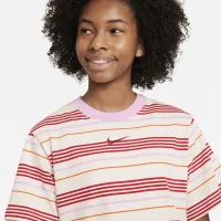 Nike Sportswear Essentials+ Big детские (Girls') Boxy футболка цвет белый