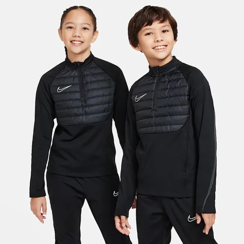 Nike Therma-FIT Academy Big детские Soccer Drill Top цвет черный