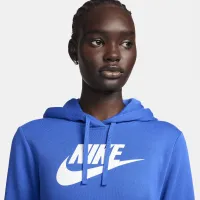 Nike Sportswear Club Fleece жіноча Logo Pullover Толстовка з капюшоном блакитний