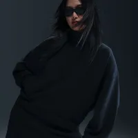 Nike 24.7 ImpossiblySoft жіноча Dri-FIT оверсайз 1/2-Zip Top колір чорний