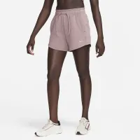 Nike Prima жіноча Dri-FIT З високою талією шорти колір фіолетовий