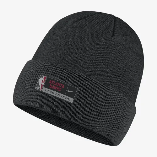 Atlanta Hawks Nike NBA Cuffed Beanie цвет черный