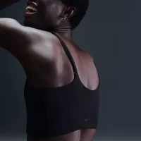 Nike One Convertible жіноча Light-Support Lightly Lined Longline Sports Bra колір чорний