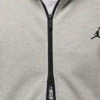 Nike Jordan Sport Hoop Fleece чоловічі Dri-FIT Full-Zip Толстовка з капюшоном колір сірий